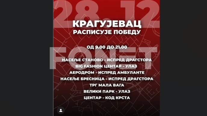 Podrška izborima na 7 punktova